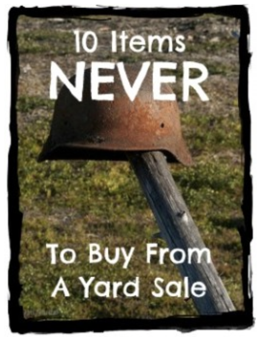 10 Items You Should Never Buy at a Garage Sale