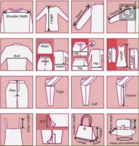 eBay Clothing Measurements Guide - Auction Valet